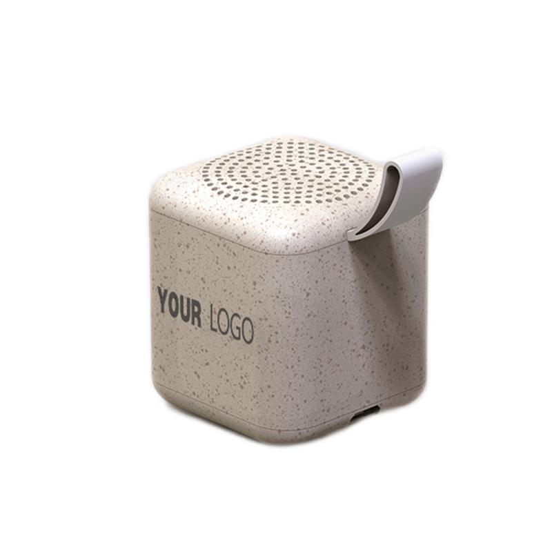 personalised Wheat Straw Bluetooth Mini Speaker